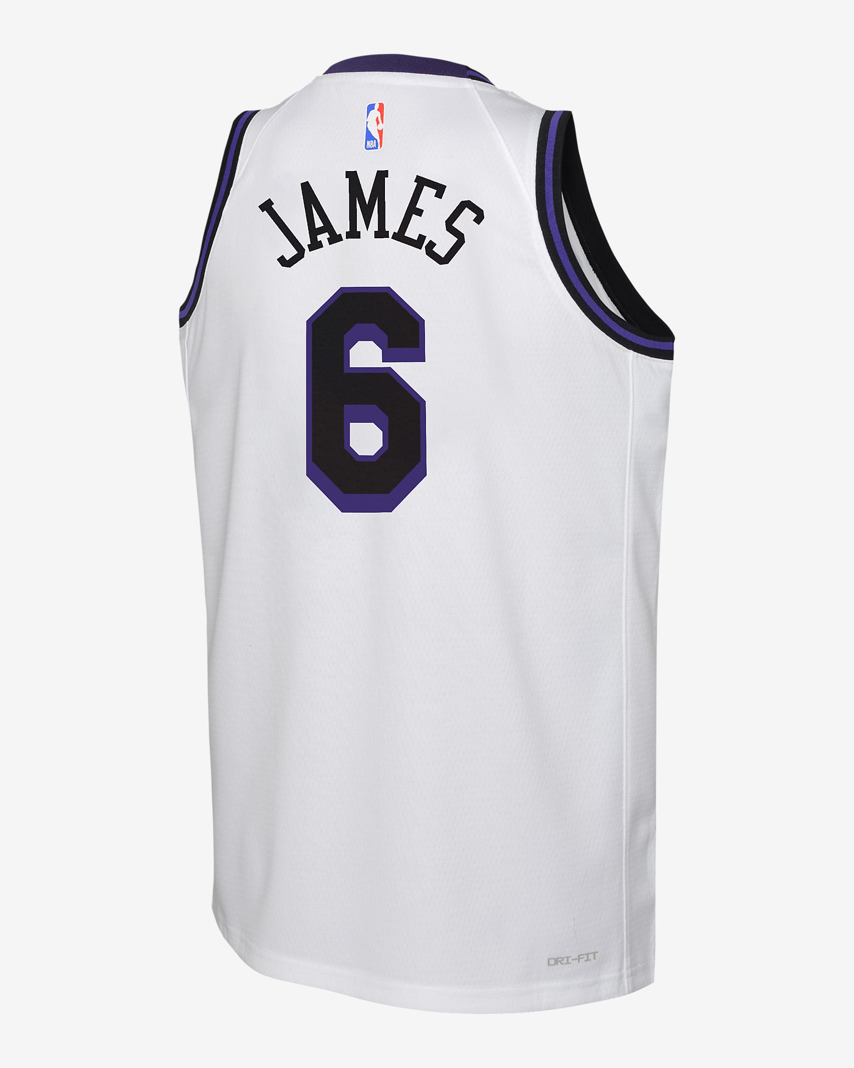 Jersey Nike Dri FIT Swingman de la NBA para niños talla grande LeBron